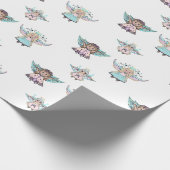 Kleine schattige engeltjes van Renee Lavoie Cadeaupapier (Hoek)