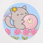 Kleine schattige huisdieren labels (Design 1)
