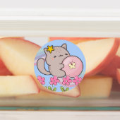 Kleine schattige huisdieren labels (Aangebracht)