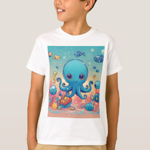 Kleine schattige krab T-shirt. T-shirt