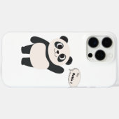 Kleine schattige panda  Case-Mate iPhone case (Achterkant (horizontaal))