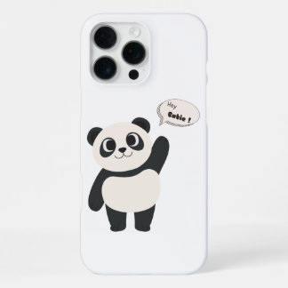 Kleine schattige panda iPhone 16 pro max hoesje