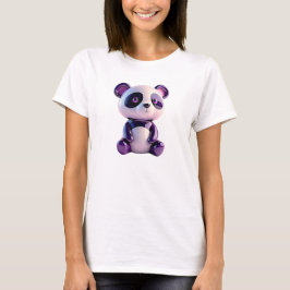 Kleine, schattige panda. t-shirt