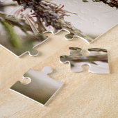 Kleine schattige rode roofvogel legpuzzel (Zijkant)