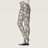 kleine schattige sterren mandala multi-patrongeome leggings (Links)