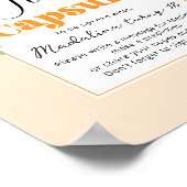 Kleine schattige verjaardag tijd capsule poster (Hoek)