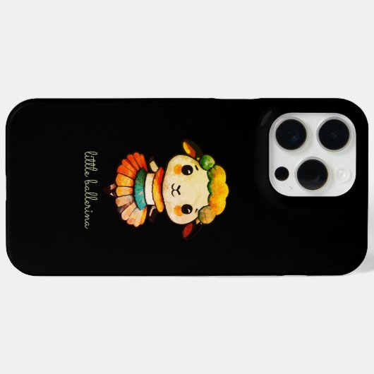 Kleine Schattigee Ballerina Sheep Case-Mate iPhone Case (Achterkant (horizontaal))