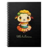 Kleine Schattigee Ballerina Sheep Notitieboek (Voorkant)