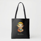 Kleine Schattigee Ballerina Sheep Tote Bag (Voorkant)