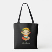 Kleine Schattigee Ballerina Sheep Tote Bag (Achterkant)