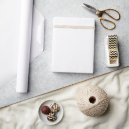 Kleine Schattigee Ghost Sinaasappel Zwart Wit Cadeaupapier