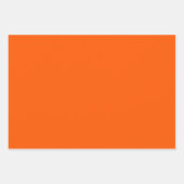 Kleine Schattigee Ghost Sinaasappel Zwart Wit Inpakpapier Vel (Voorkant 2)