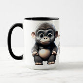 Kleine Schattigee Gorilla Mok (Links)