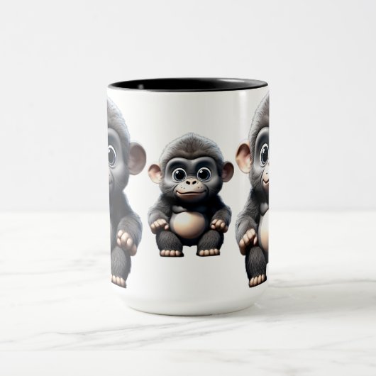 Kleine Schattigee Gorilla Mok (Midden)