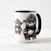 Kleine Schattigee Gorilla Mok (Voorkant rechts)