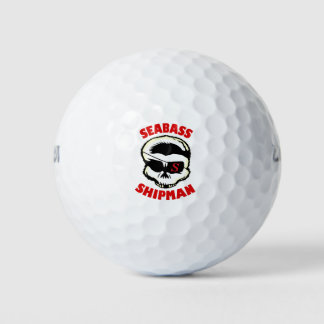 Kleine schedel logo golfballen
