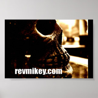 kleine schedel van de poster