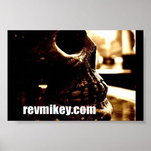 kleine schedel van de poster (Voorkant)