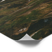 Kleine Scheidegg-bergpas Zwitserland Poster (Hoek)