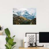 Kleine Scheidegg-bergpas Zwitserland Poster (Thuiskantoor)