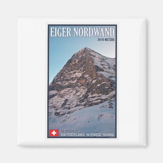 Kleine Scheidegg - De Noordmuur van de Eiger Magneet (Voorkant)