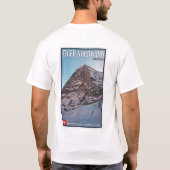 Kleine Scheidegg - De Noordmuur van de Eiger T-shirt (Achterkant)