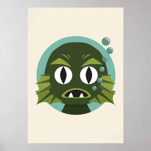 Kleine schepping uit de Zwarte Lagoon Poster (Voorkant)