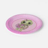 kleine Schildkröte pappteller Papieren Bordje (Gekanteld)