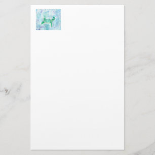 Kleine schildpad briefpapier