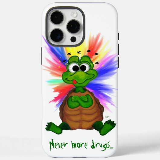 Kleine schildpad, nooit meer drugs. Case-Mate iPhone case (Achterkant)