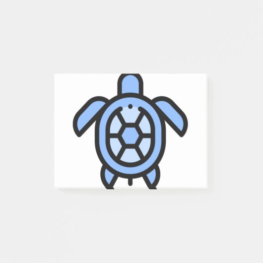 Kleine schildpad post-it® notes (Voorkant)
