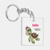 Kleine schildpad sleutelhanger (Voorkant Links)