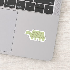 Kleine schildpad sticker