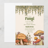 Kleine schimmels zijn op weg naar paddenstoel Baby Kaart (Voorkant / Achterkant)