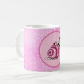 kleine Schnecke  pappteller Koffiemok (Voorkant links)