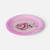 kleine Schnecke pappteller Papieren Bordje (Gekanteld)