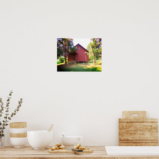 Kleine School Huis Poster (Keuken)