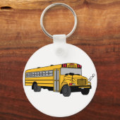 Kleine schoolbus sleutelhanger (Voorkant)