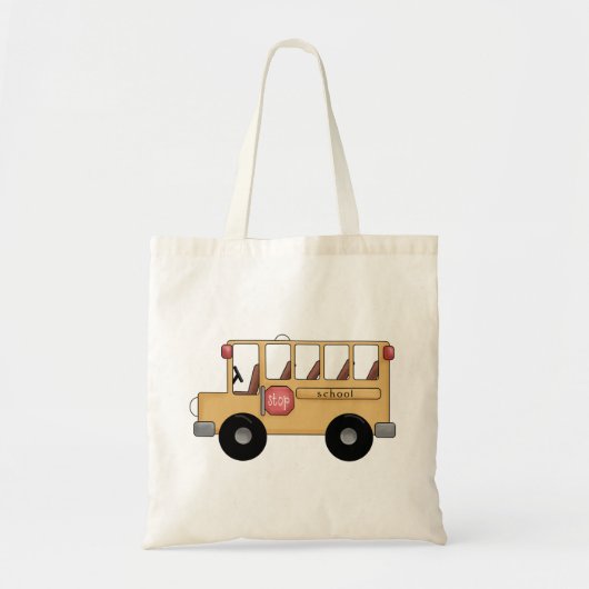Kleine schoolbus tote bag (Voorkant)