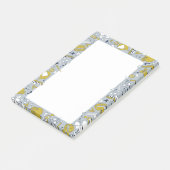 Kleine schooldingen op de lerarenkamer post-it® notes (Schuin)