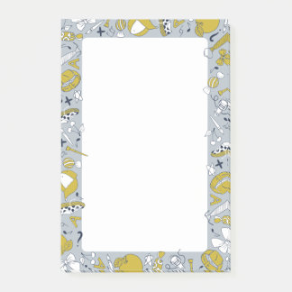 Kleine schooldingen op de lerarenkamer post-it® notes