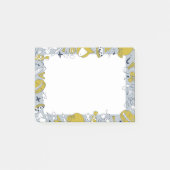 Kleine schoolspullen op een grappige manier post-it® notes (Voorkant)