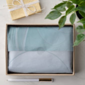 Kleine schoonheid moderne blauwe gouden fractale k tissuepapier (Geschenk)