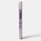 Kleine schoonheid moderne mauve grijze fractal kun Case-Mate iPhone case (Achterkant / Links)