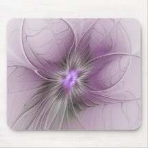 Kleine schoonheid moderne mauve grijze fractal kun