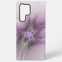 Kleine schoonheid moderne mauve grijze fractal kun