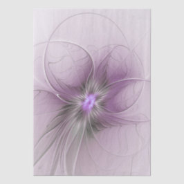 Kleine schoonheid moderne mauve grijze fractal kun tissuepapier