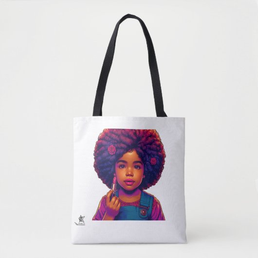 KLEINE SCHOONHEID TOTE BAG (Voorkant)
