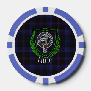 Kleine Schotse Clan Tartan & Wapen Poker Chips