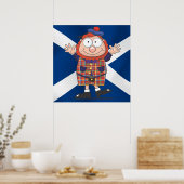 Kleine Schotse Kerel Poster (Keuken)